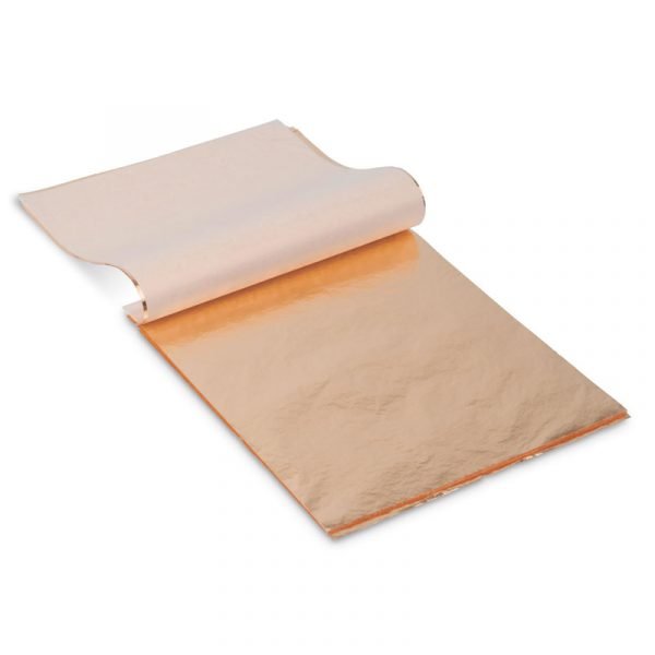 Scatola foglia rame 14x14 Giusto Manetti Battiloro 1 LIBRETTO RAME 14X14