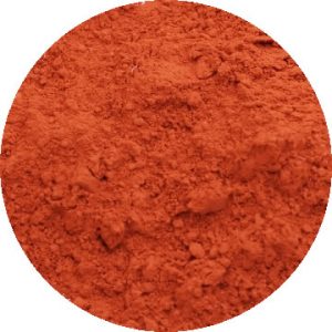 Pigmento terra rosso Ercolano in polvere AP Verona
