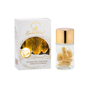 Pillole oro alimentare 23 kt Gold Chef 8 mg