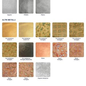Scatola foglia rame variegato 14x14 Giusto Manetti Battiloro - immagine 3